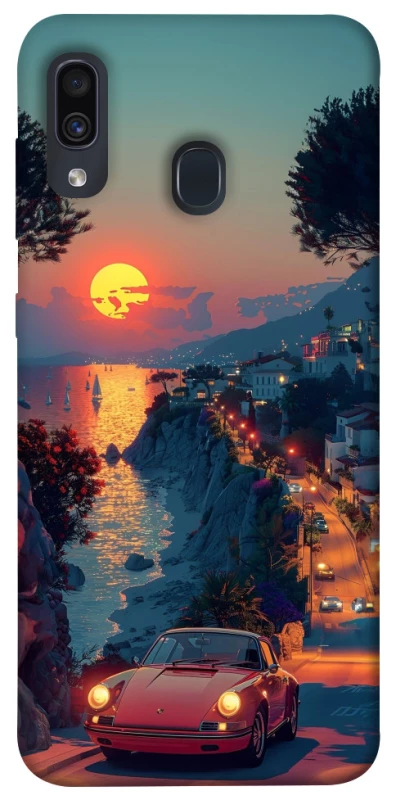Чохол на Samsung Galaxy A20 / A30 Porsche sunrise фото 1 з 1