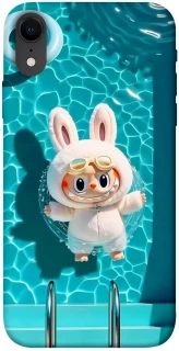 Чехол на Apple iPhone XR (6.1") Labubu in the pool ver.2 фото 1 из 1