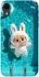 Чохол на Apple iPhone XR (6.1") Labubu in the pool ver.2 фото 1 з 1