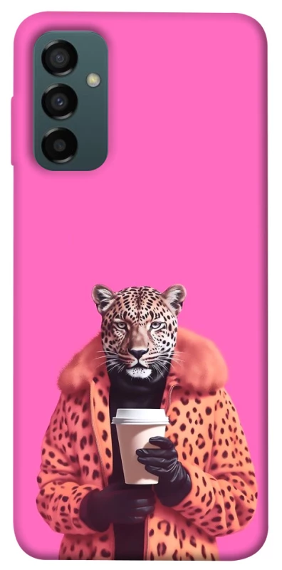 Чехол на Samsung Galaxy M14 5G Леопард с кофе фото 1 из 1