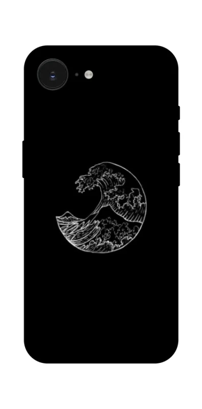 Чехол на Apple iPhone 16e (6.1") Black tsunami фото 1 из 1