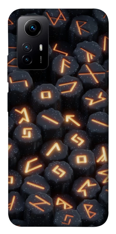 Чехол на Xiaomi Redmi Note 12S Огненые руны фото 1 из 1
