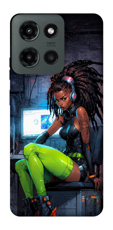 Чохол на Motorola Moto G Power (2025) Cyber girl фото 1 з 1