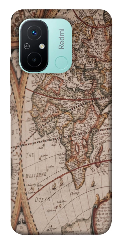 Чехол на Xiaomi Redmi 12C / Poco C55 Карта путешествий фото 1 из 1