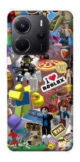 Чохол на Xiaomi Redmi Note 14 4G (Europe version) Roblox collage ver.5 фото 1 з 1