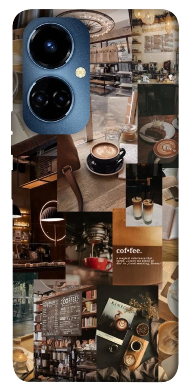 Чохол на TECNO Camon 19 Coffee collage ver.2 фото 1 з 1
