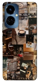 Чохол на TECNO Camon 19 Coffee collage ver.2 фото 1 з 1
