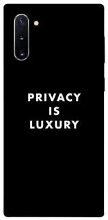 Чохол на Samsung Galaxy Note 10 Privacy is luxury фото 1 з 1