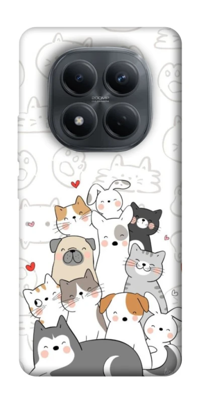 Чехол на Xiaomi Redmi Note 15 Pro 4G Funny Pets фото 1 из 1
