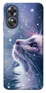 Чехол на Oppo A17 Snow cat фото 1 из 1