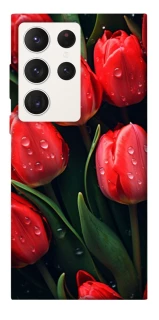 Чохол на Samsung Galaxy S23 Ultra Червоні тюльпани фото 1 з 1