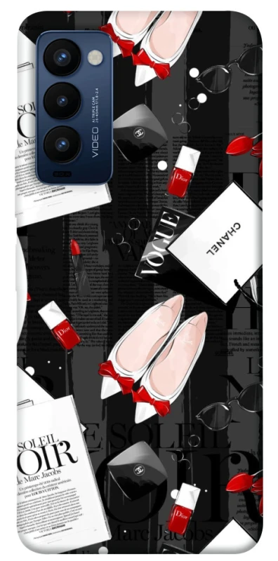 Чехол на TECNO Camon 18 Fashion collage ver.4 фото 1 из 1