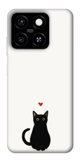 Чохол на ZTE Blade A55 4G cat in love фото 1 Чохол на ZTE Blade A55 4G cat in love фото 1 з 1
