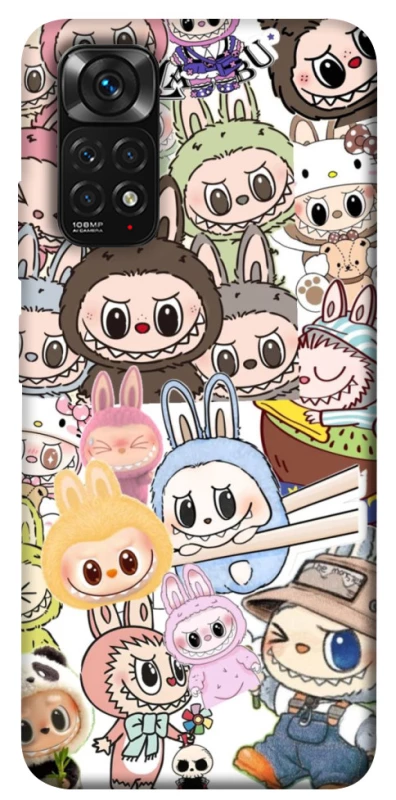 Чохол на Xiaomi Redmi Note 11 (Global) / Note 11S All Labubus фото 1 з 1