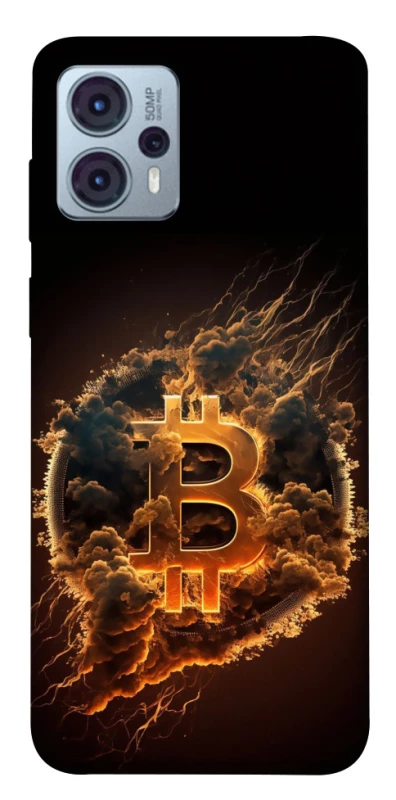 Чехол на Motorola Moto G23 Smoky Bitcoin фото 1 из 1
