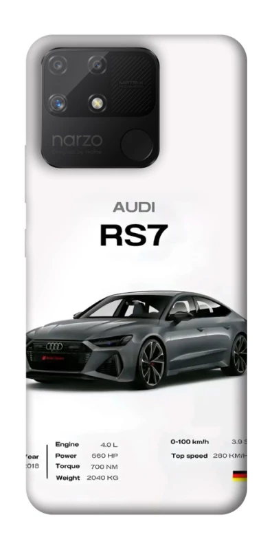 Чехол на Realme Narzo 50A Audi RS7 фото 1 из 1