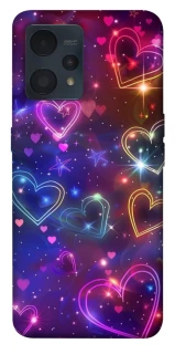 Чохол на Realme 9 4G / 9 Pro+ Drawn hearts фото 1 з 1