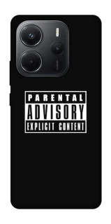 Чохол на Xiaomi Redmi Note 14 4G (Int. version) Parental Advisory Label фото 1 Чохол на Xiaomi Redmi Note 14 4G (Int. version) Parental Advisory Label фото 1 з 1