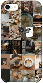 Чохол на Apple iPhone SE (2020) Coffee collage ver.3 фото 1 з 1