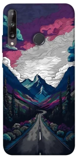 Чехол на Huawei P40 Lite E Нарисованные горы фото 1 из 1