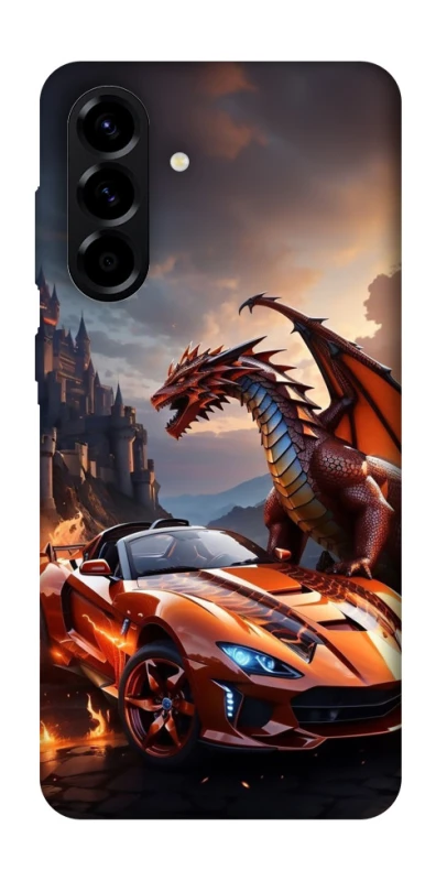 Чохол на Samsung Galaxy A57 5G Сar and dragon фото 1 з 1