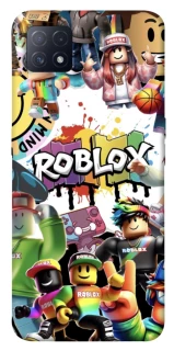 Чехол на Oppo A72 5G / A73 5G Roblox Characters Collage фото 1 из 1