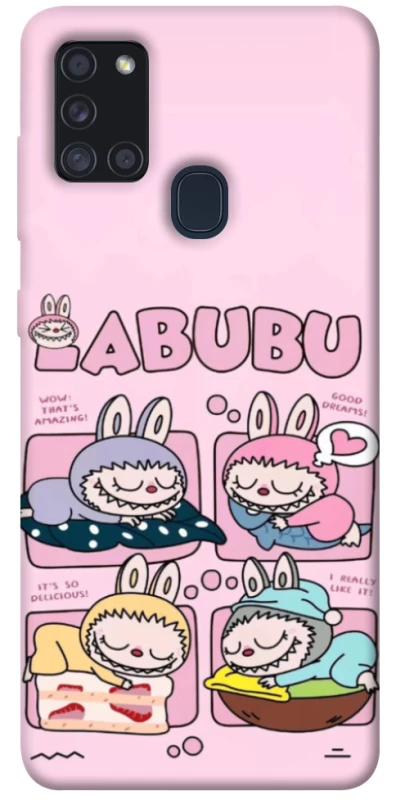 Чохол на Samsung Galaxy A21s Labubu Dreams Collage фото 1 з 1