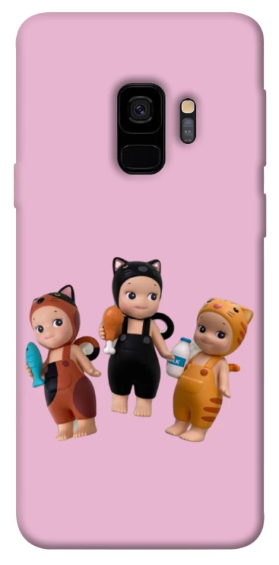 Чехол на Samsung Galaxy S9 Cat Cafe Trio фото 1 из 1