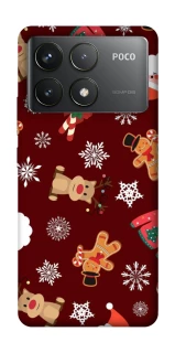 Чохол на Xiaomi Poco F6 Pro Новорічний v6 фото 1 з 1