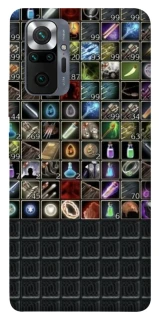 Чехол на Xiaomi Redmi Note 10 Pro Inventory menu ver.2 фото 1 из 1
