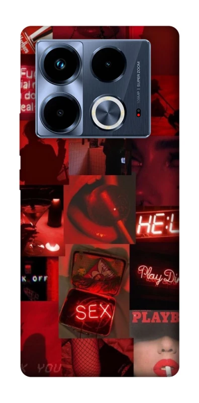 Чехол на Infinix Note 40 4G Love collage ver.3 фото 1 из 1