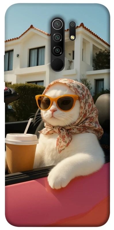 Чохол на Xiaomi Redmi 9 Stylish Cat Cruise фото 1 з 1