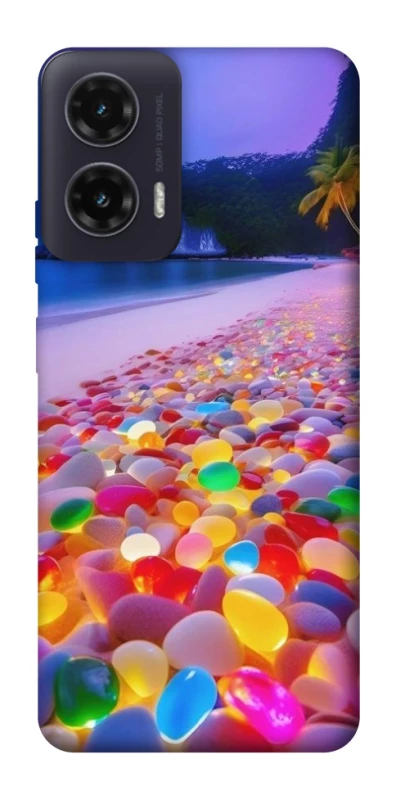 Чохол на Motorola Moto G35 Каміння світиться на березі фото 1 з 1