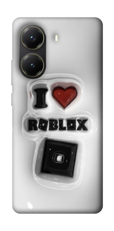 Чохол на Xiaomi Poco X6 Pro I love Roblox фото 1 з 1