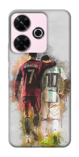 Чохол на Xiaomi Poco M6 4G Ronaldo та Messi фото 1 з 1