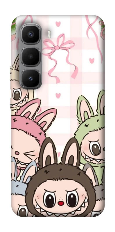 Чохол на Infinix Hot 60 Pro+ All Labubu 2 фото 1 з 1