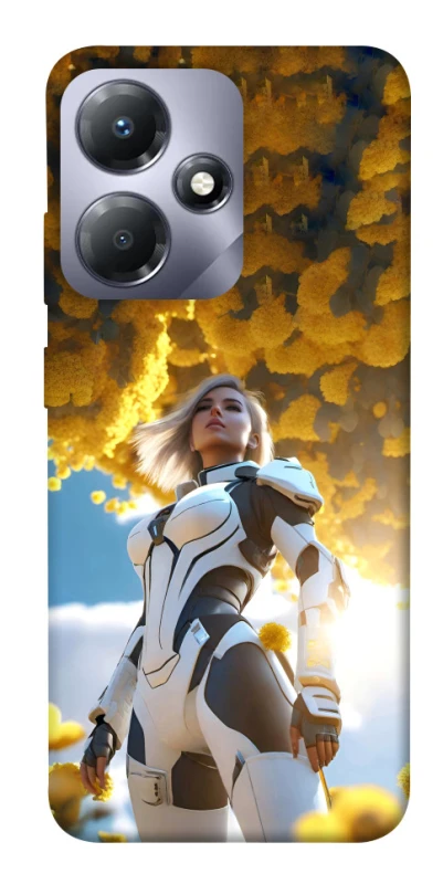 Чохол на Infinix Hot 30i Cyber space girl ver.3 фото 1 з 1