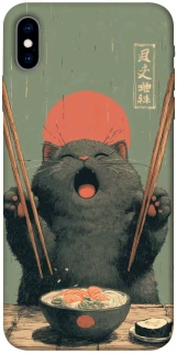 Чехол на Apple iPhone X (5.8") Hungry Cat фото 1 из 1