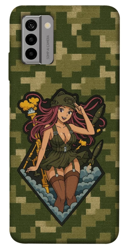 Чехол на Nokia G22 Military Waifu фото 1 из 1