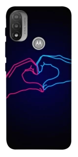 Чохол на Motorola Moto E20 Neon love фото 1 з 1