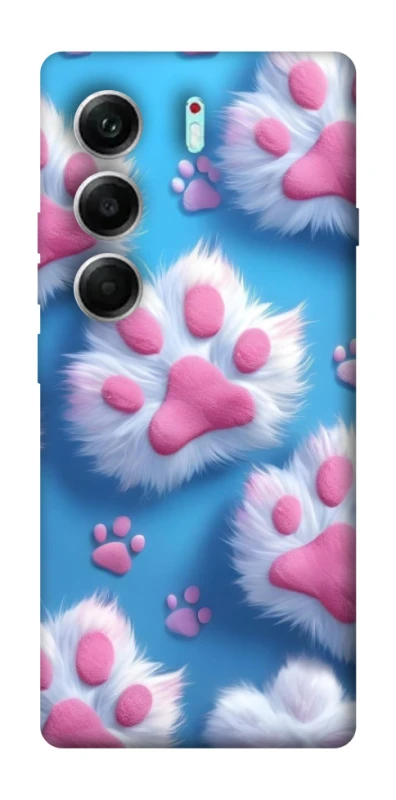 Чехол на Tecno Camon 40 Pro Cat paw фото 1 из 1