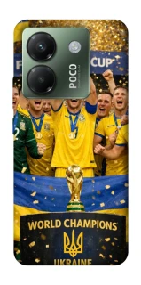 Чохол на Xiaomi Poco M7 pro 5G UA-Football ver.5 фото 1 з 1