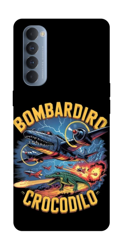 Чохол на Oppo Reno 4 Pro Bombardino Crocodilo v2 фото 1 з 1
