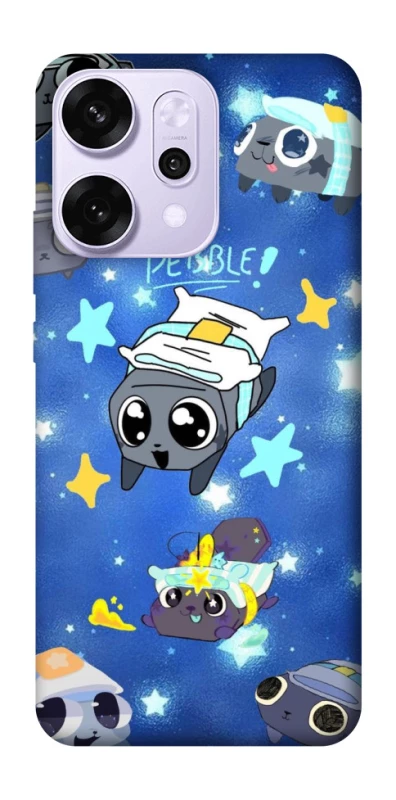 Чохол на Oppo Reno 14 Pro Pebble kitten stars фото 1 з 1