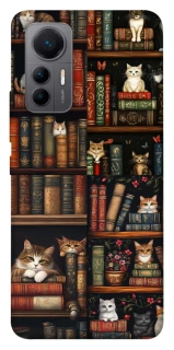 Чохол на Xiaomi 12 Lite Cats & Books фото 1 з 1