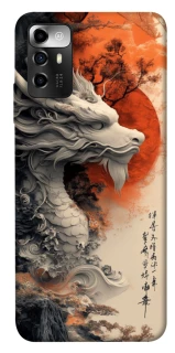 Чохол на ZTE Blade V40 Vita white dragon фото 1 з 1