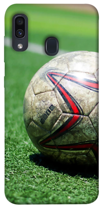 Чехол на Samsung Galaxy A20 / A30 Мяч на газоне фото 1 из 1