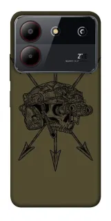 Чехол на ZTE Blade A54 4G Mil skull фото 1 из 1