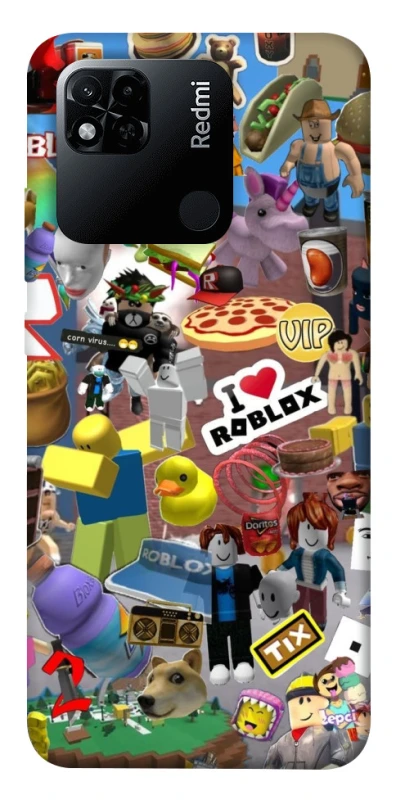 Чохол на Xiaomi Redmi 10A Roblox collage ver.5 фото 1 з 1