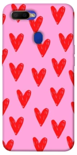 Чехол на Oppo A5s Red hearts 2 фото 1 из 1